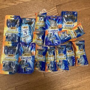 NEW Bic Comfort 3 VTG 2004 Advance Razor Blades 34 TOTAL RAZORS - SENSITIVE SKIN